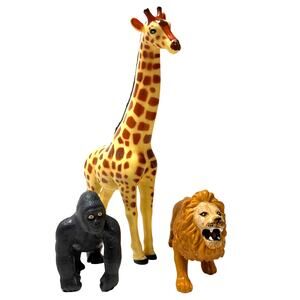 Learning Resources Jumbo Animals Giraffe Lion Gorilla